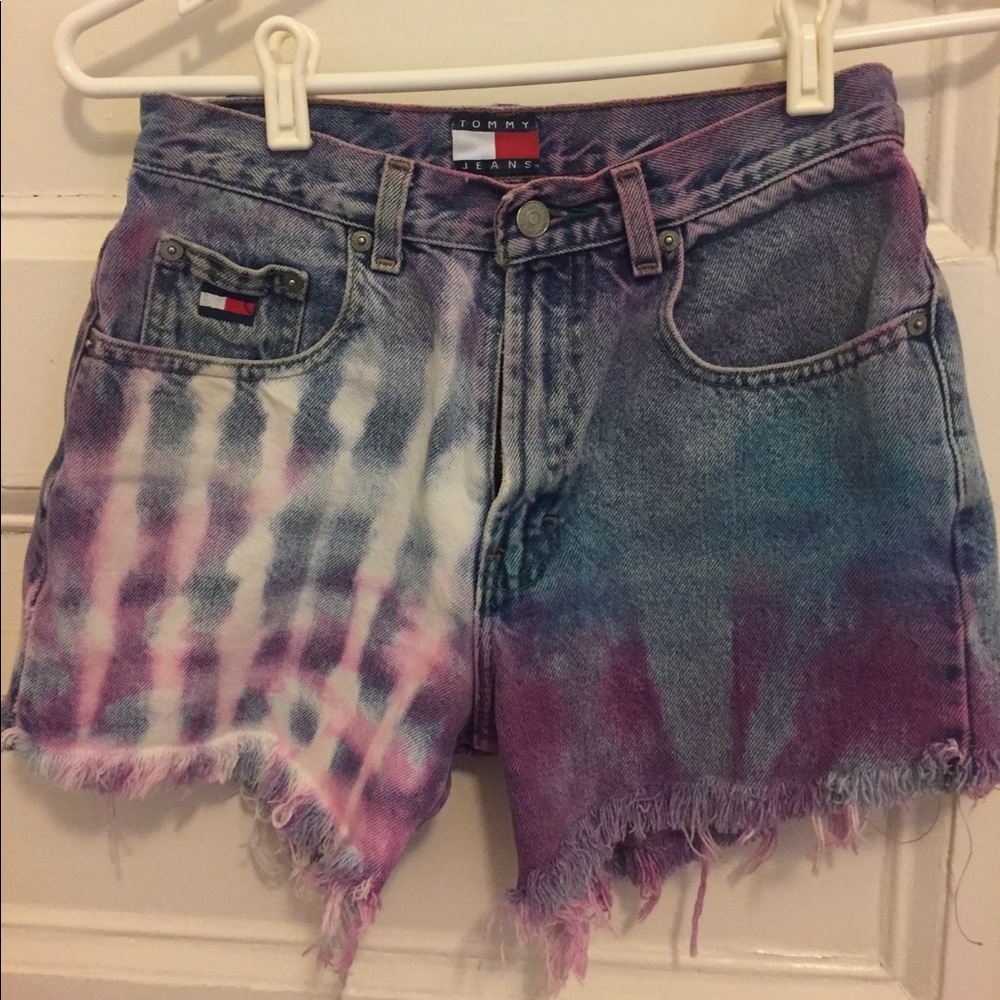 Tommy Hilfiger Tie-Dye Jean Shorts
